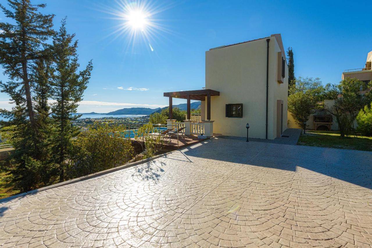 Aegean Blue Villa'S Kalathos Bagian luar foto