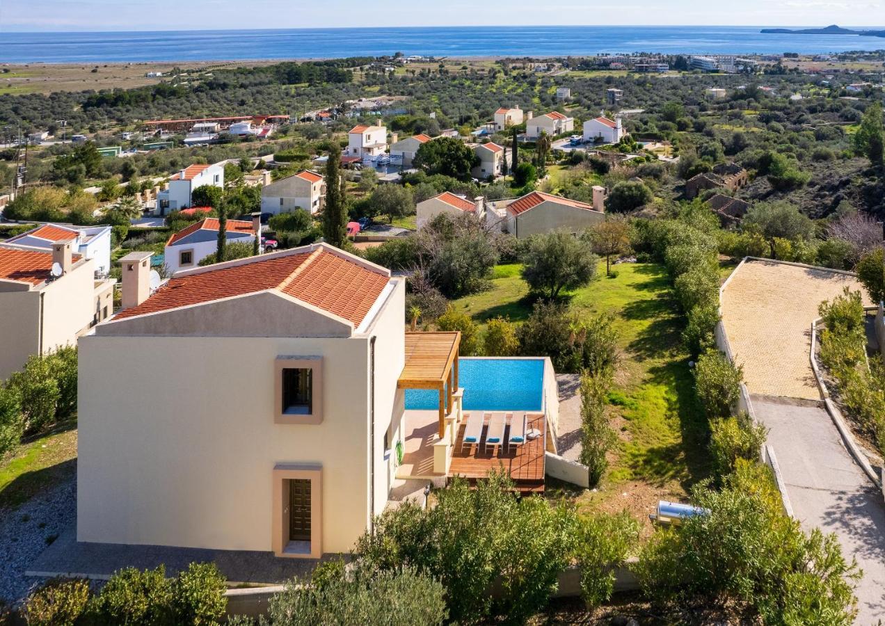 Aegean Blue Villa'S Kalathos Bagian luar foto