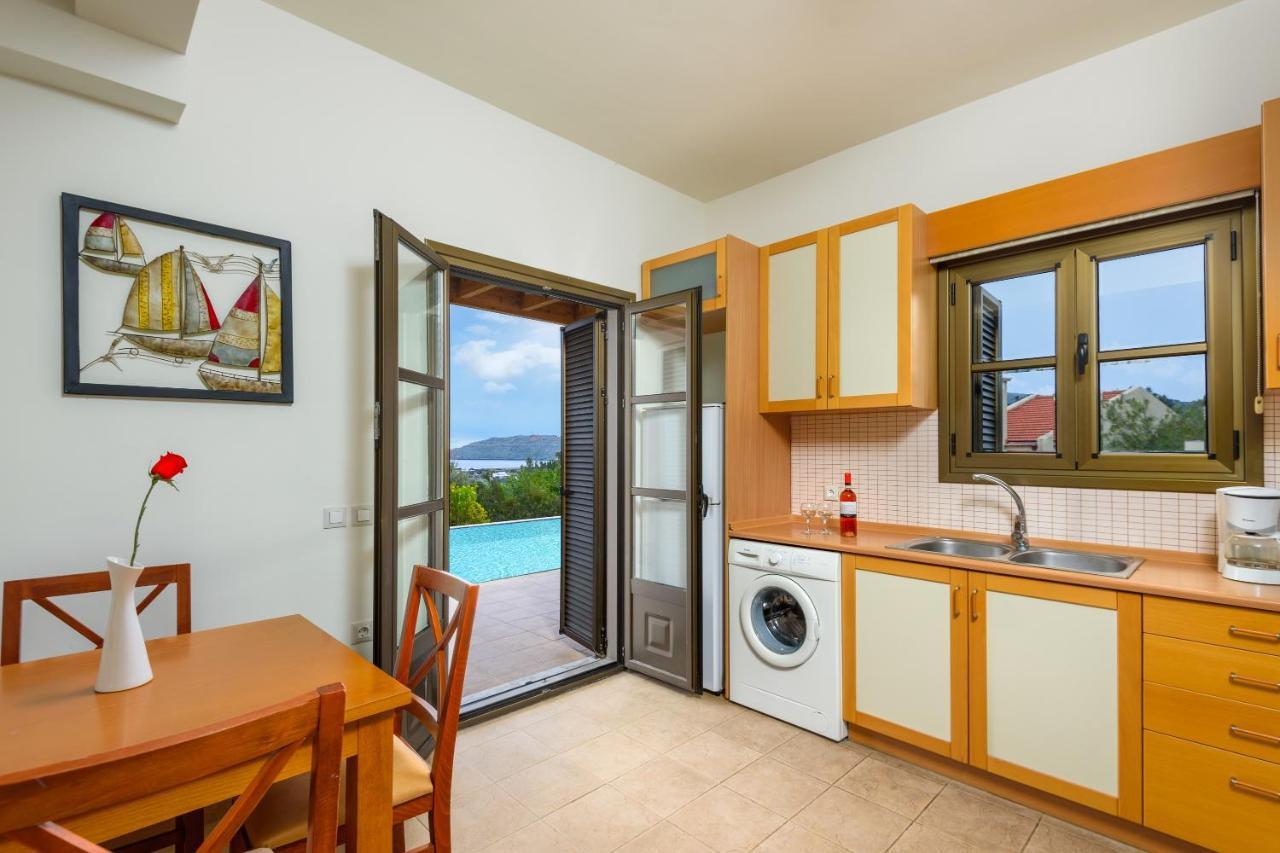Aegean Blue Villa'S Kalathos Bagian luar foto