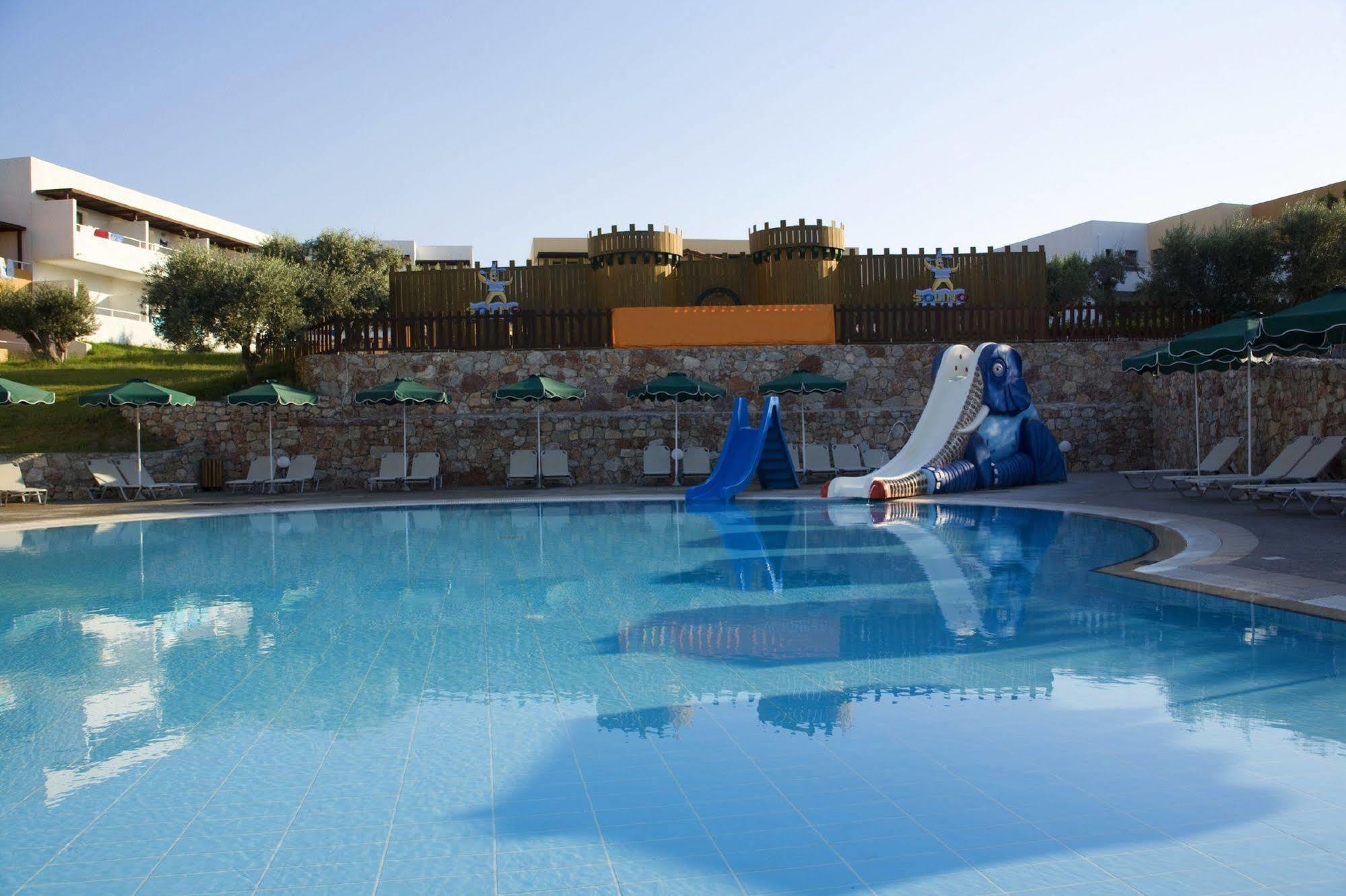 Aegean Blue Villa'S Kalathos Bagian luar foto
